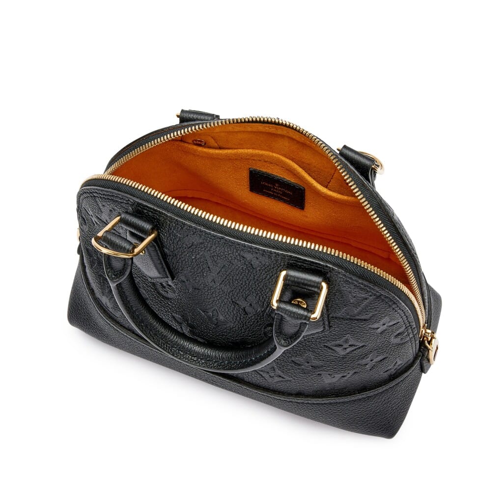 Black Monogram Empreinte Alma BB Gold Hardware
