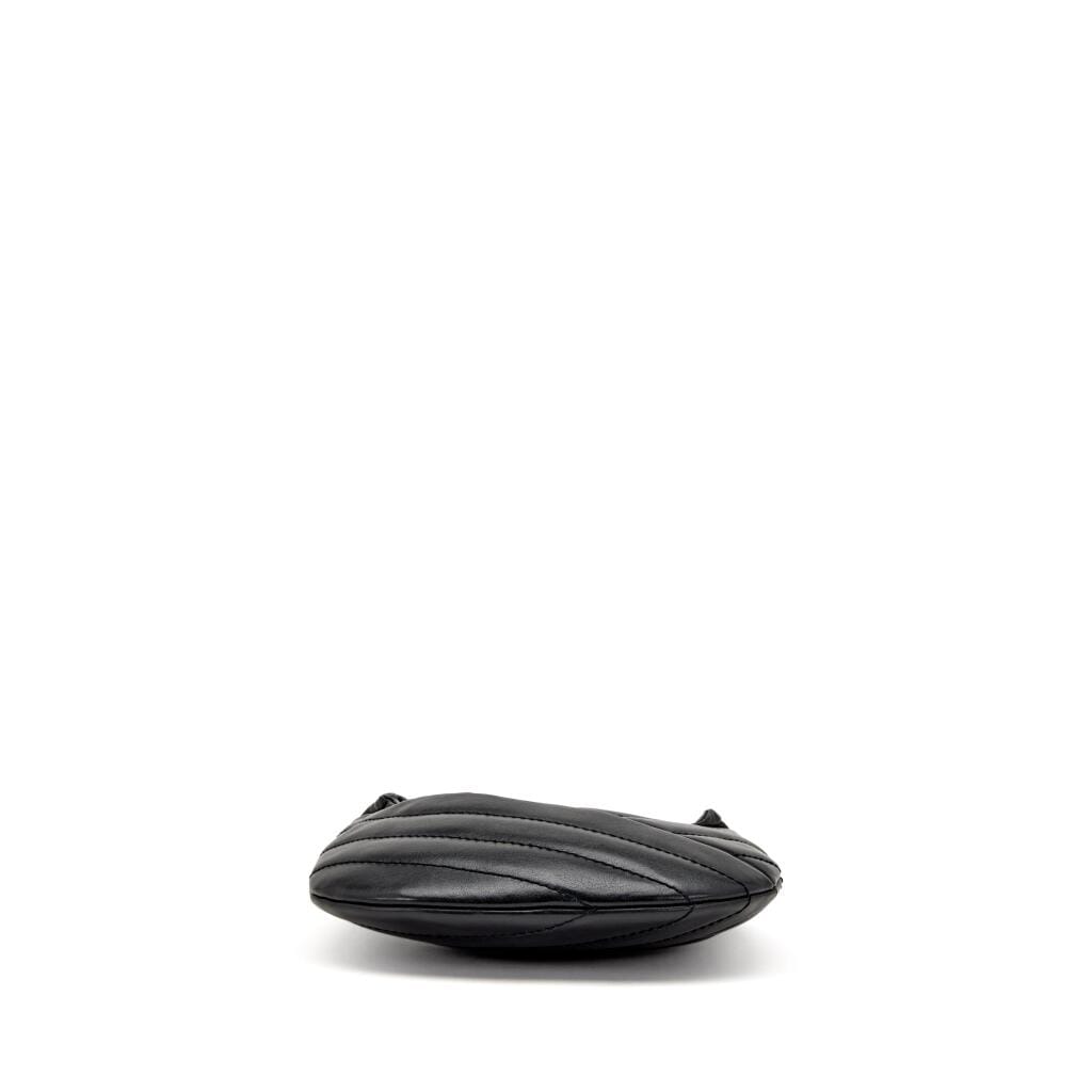 Black Chaplain Lambskin Evening Bag Pale Gold Hardware, 2003-2004