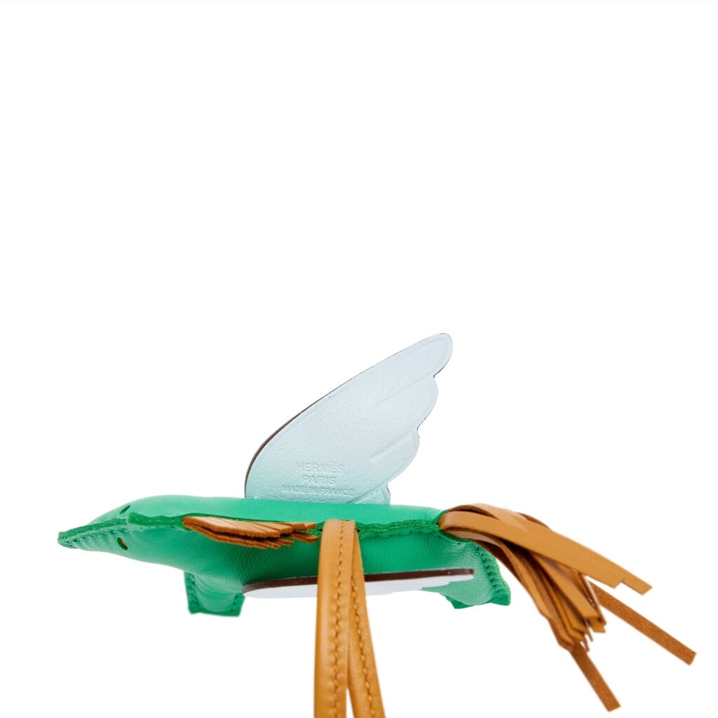 Menthe, Sesame, Bleu Brume Milo Lambskin and Swift GriGri Rodeo Pegase Charm PM, 2022