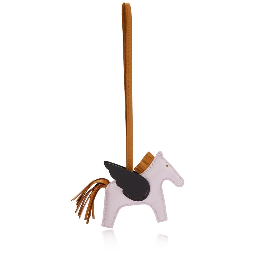 Mauve Pale, Sesame, Ebene Milo Lambskin and Swift GriGri Rodeo Pegase Charm PM, 2022