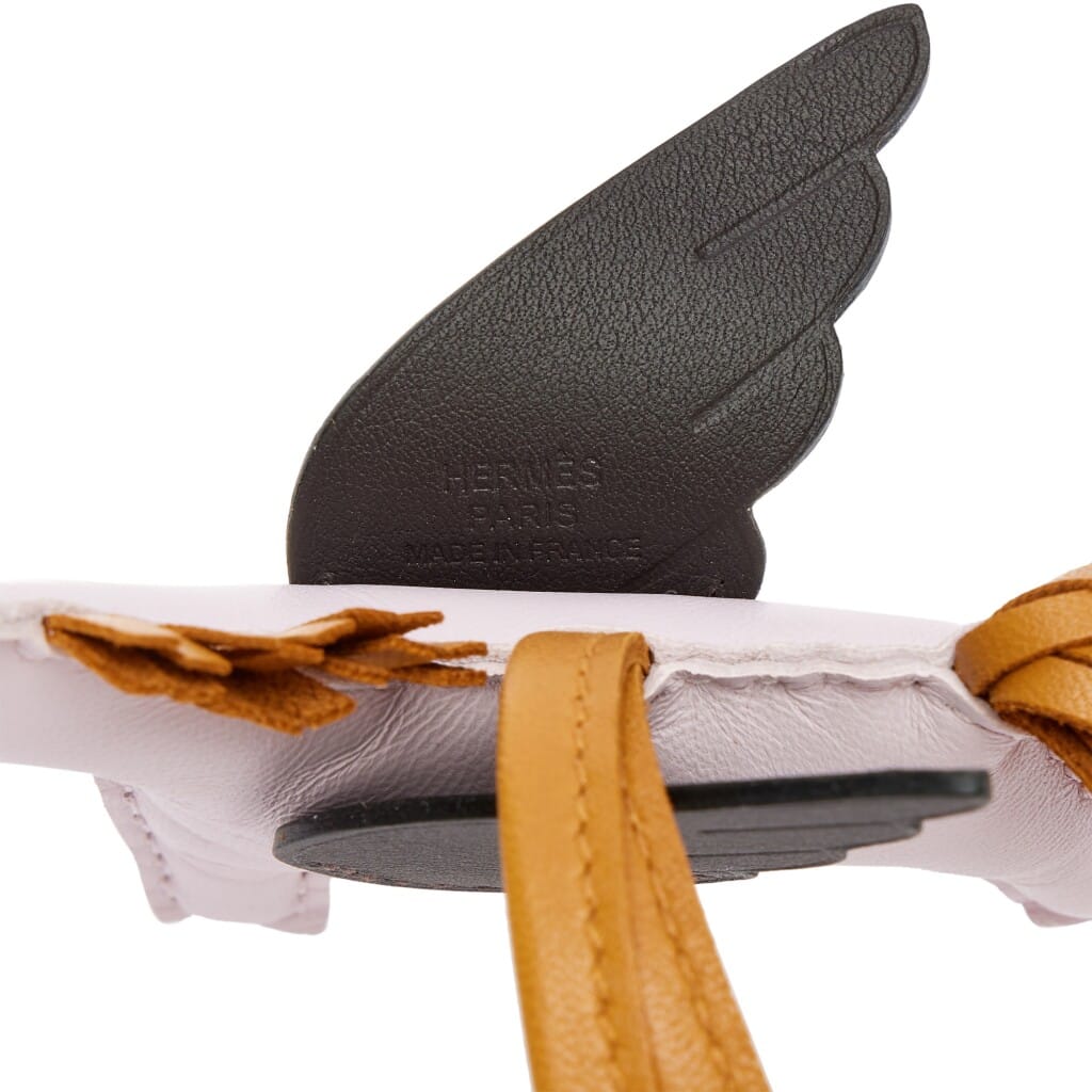 Mauve Pale, Sesame, Ebene Milo Lambskin and Swift GriGri Rodeo Pegase Charm PM, 2022