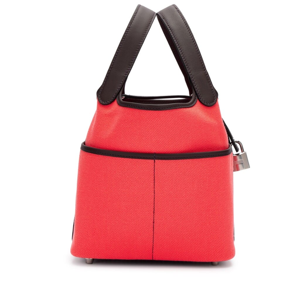Limited Edition Rouge Sellier Swift and Rose Texas Toile Goeland Cargo Picotin Lock 18 Palladium Hardware, 2022