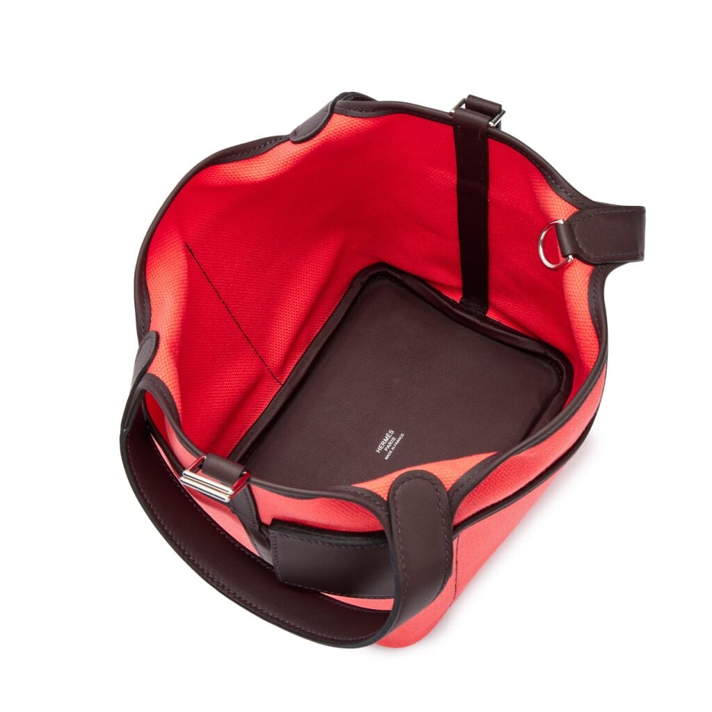 Limited Edition Rouge Sellier Swift and Rose Texas Toile Goeland Cargo Picotin Lock 18 Palladium Hardware, 2022