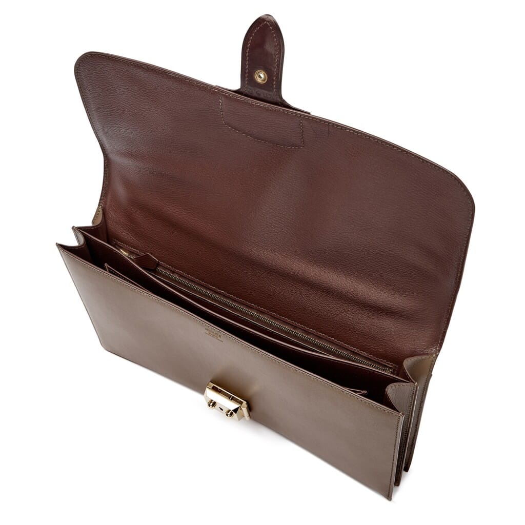Etoupe and Chocolat Tadelakt Illico Elan Permabrass Hardware, 2011