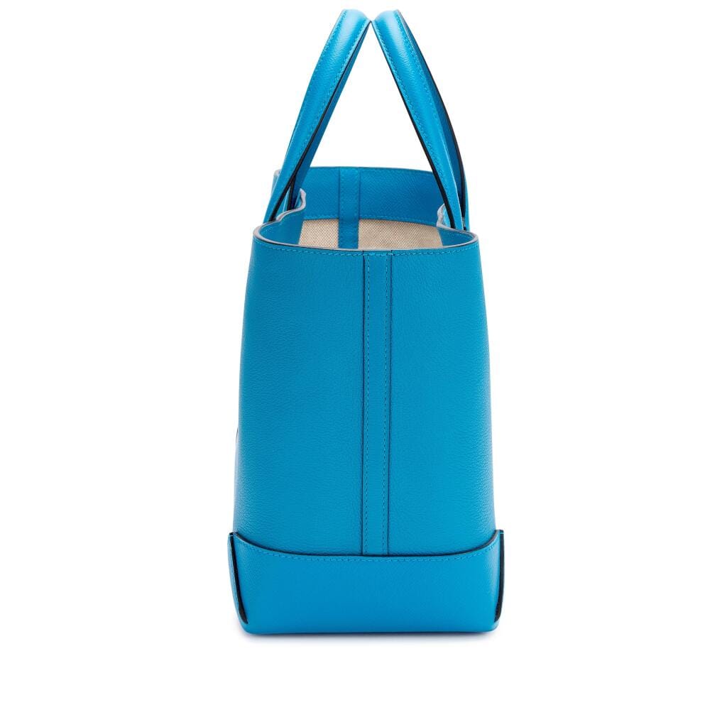 Bleu Zanzibar Evercolor and Epsom Maxibox Cabas 30 Palladium Hardware, 2017