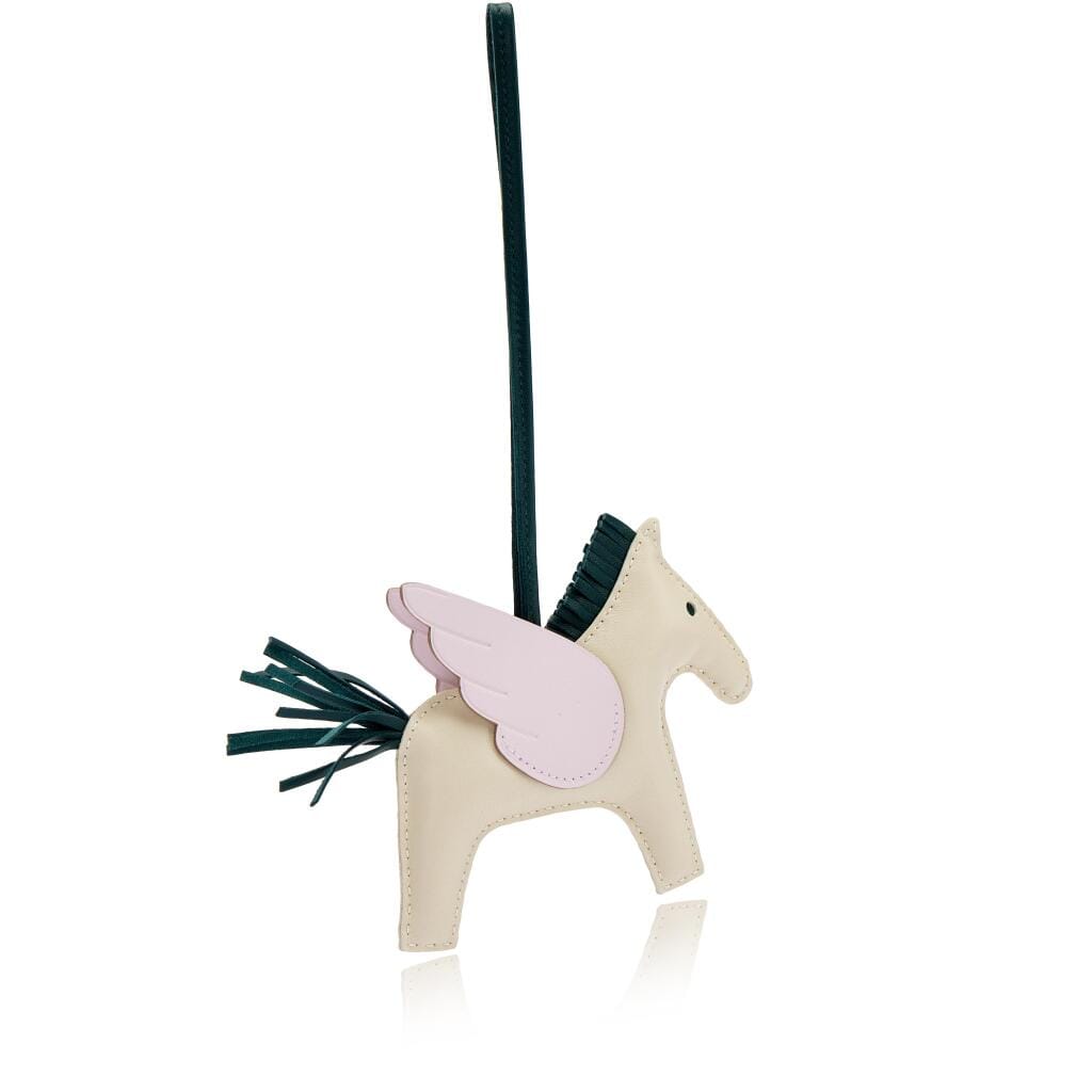 Craie, Vert Cypres and Mauve Pale Milo Lambskin and Swift GriGri Rodeo Pegase Charm MM, 2022