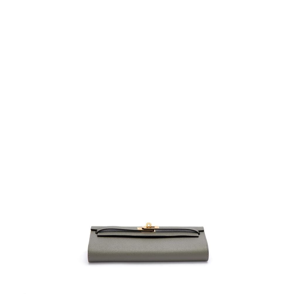 Gris Meyer Epsom Kelly-To-Go Gold Hardware, 2022