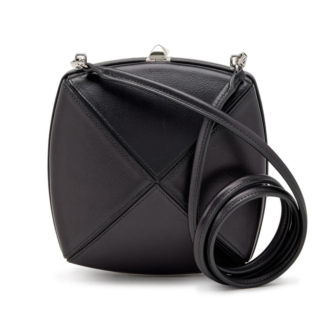 Black Villandry Medor Clou Minaudiere Palladium Hardware, 2020