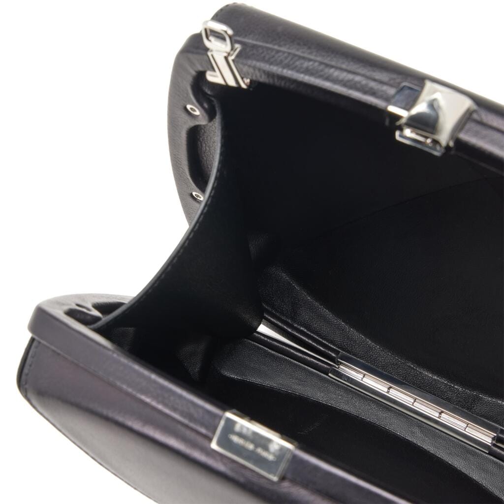 Black Villandry Medor Clou Minaudiere Palladium Hardware, 2020