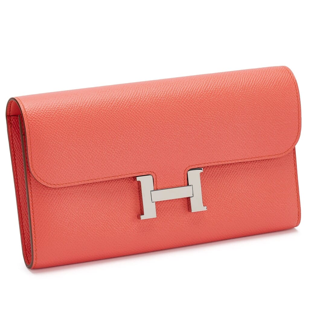 Rose Jaipur Epsom Constance Long Wallet Palladium Hardware, 2014