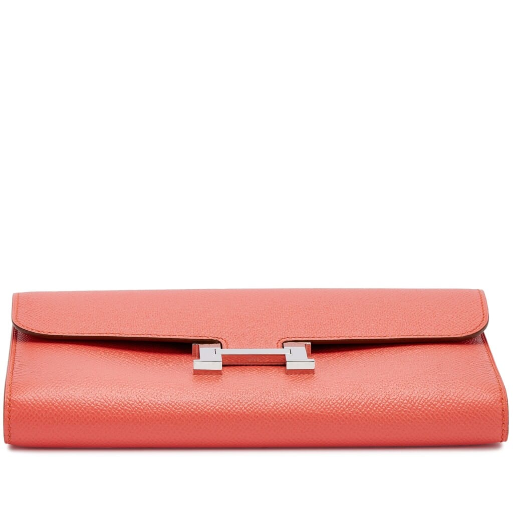 Rose Jaipur Epsom Constance Long Wallet Palladium Hardware, 2014