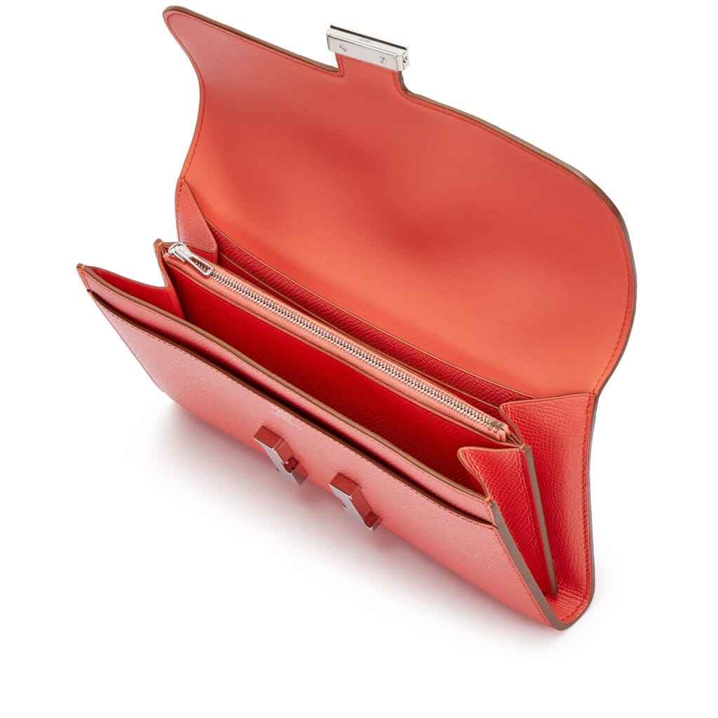 Rose Jaipur Epsom Constance Long Wallet Palladium Hardware, 2014