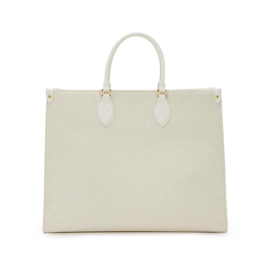 Cream Monogram Jacquard Hawaii OnTheGo GM, 2022