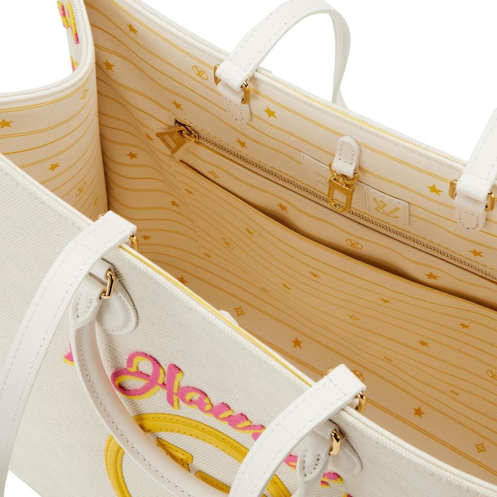 Cream Monogram Jacquard Hawaii OnTheGo GM, 2022