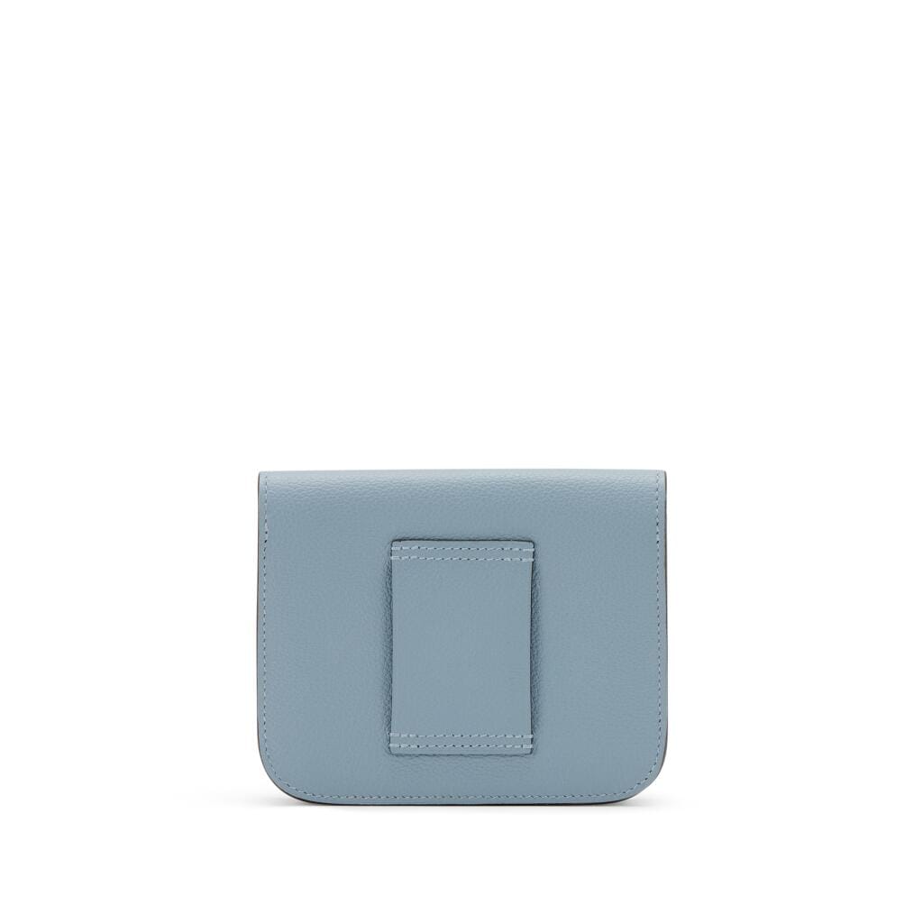 Bleu Lin Evercolor Constance Slim Wallet Gold Hardware, 2022