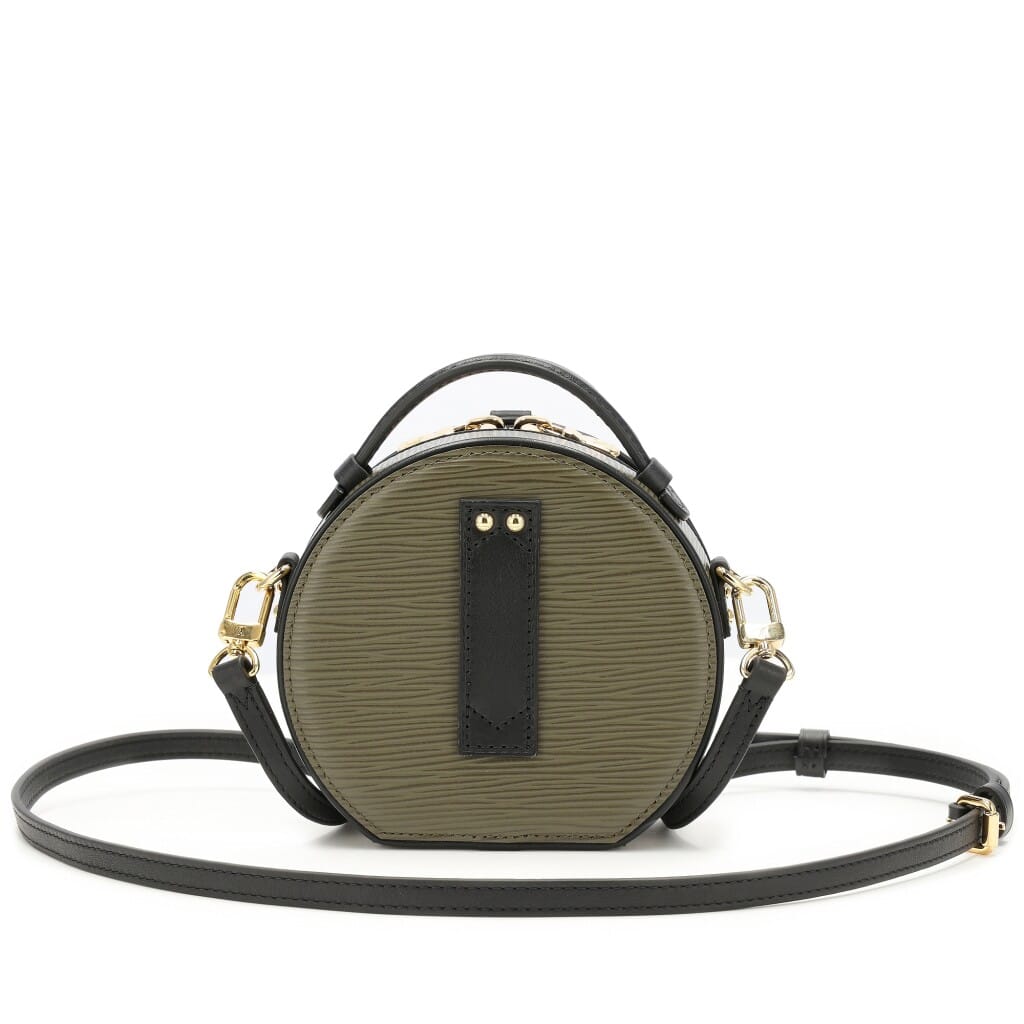 Kaki Epi Mini Boite Chapeau Gold Hardware, 2021-2022