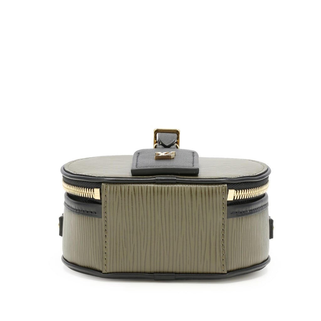 Kaki Epi Mini Boite Chapeau Gold Hardware, 2021-2022