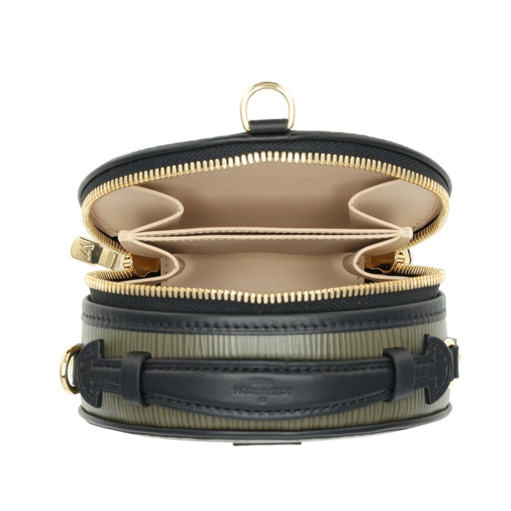 Kaki Epi Mini Boite Chapeau Gold Hardware, 2021-2022