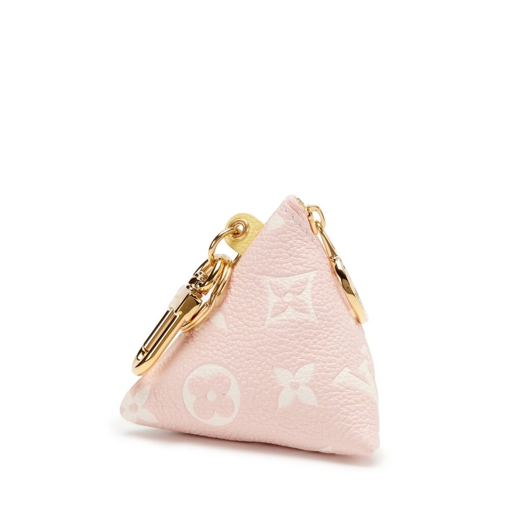 Pink and Beige Monogram Empreinte Berlingot Bag Charm Gold Hardware, 2021