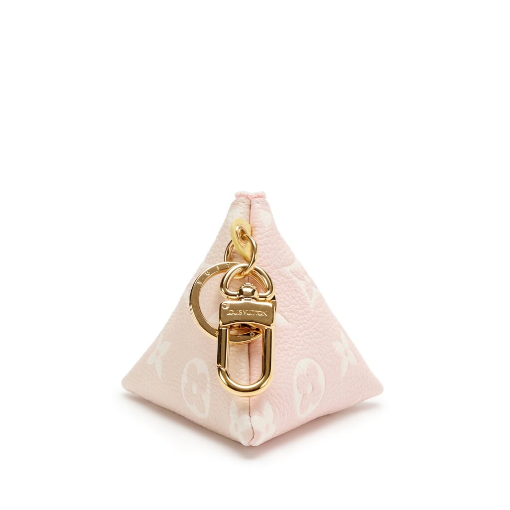 Pink and Beige Monogram Empreinte Berlingot Bag Charm Gold Hardware, 2021