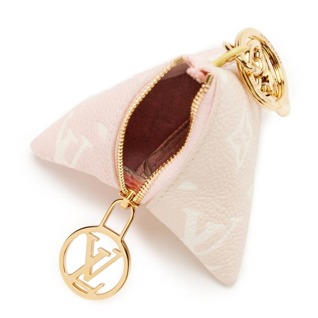 Pink and Beige Monogram Empreinte Berlingot Bag Charm Gold Hardware, 2021