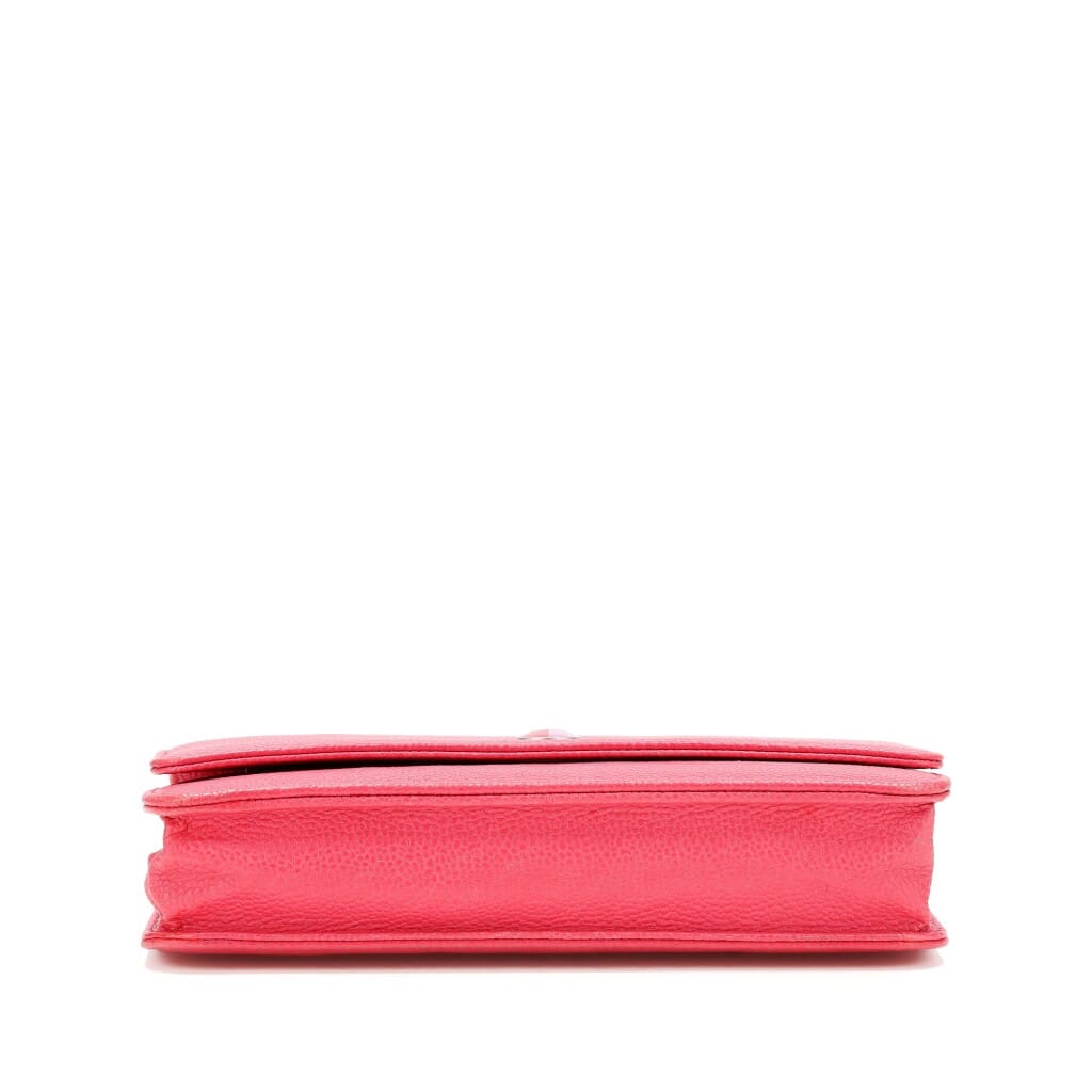 Pink Caviar Button Logo Wallet on Chain, 2012-2013