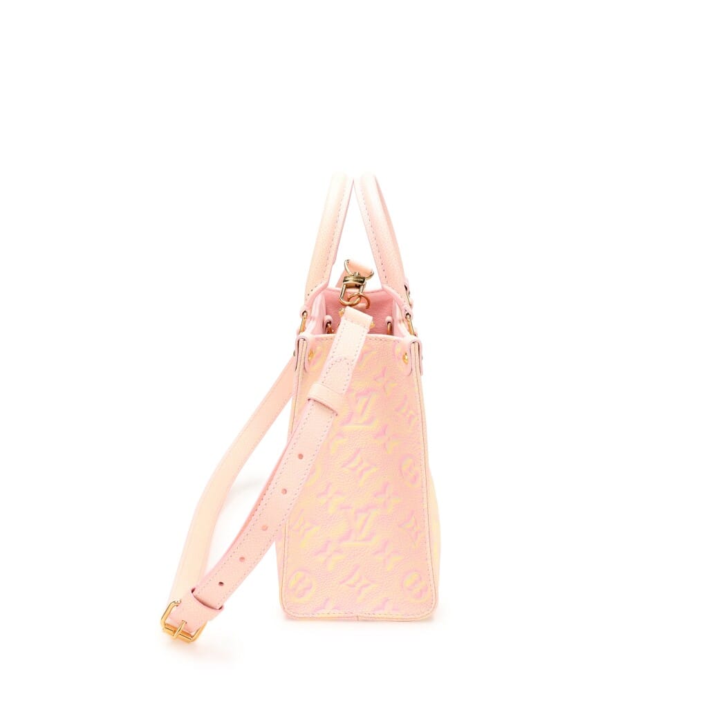 Pink and Yellow Monogram Empreinte OnTheGo PM Gold Hardware, 2022