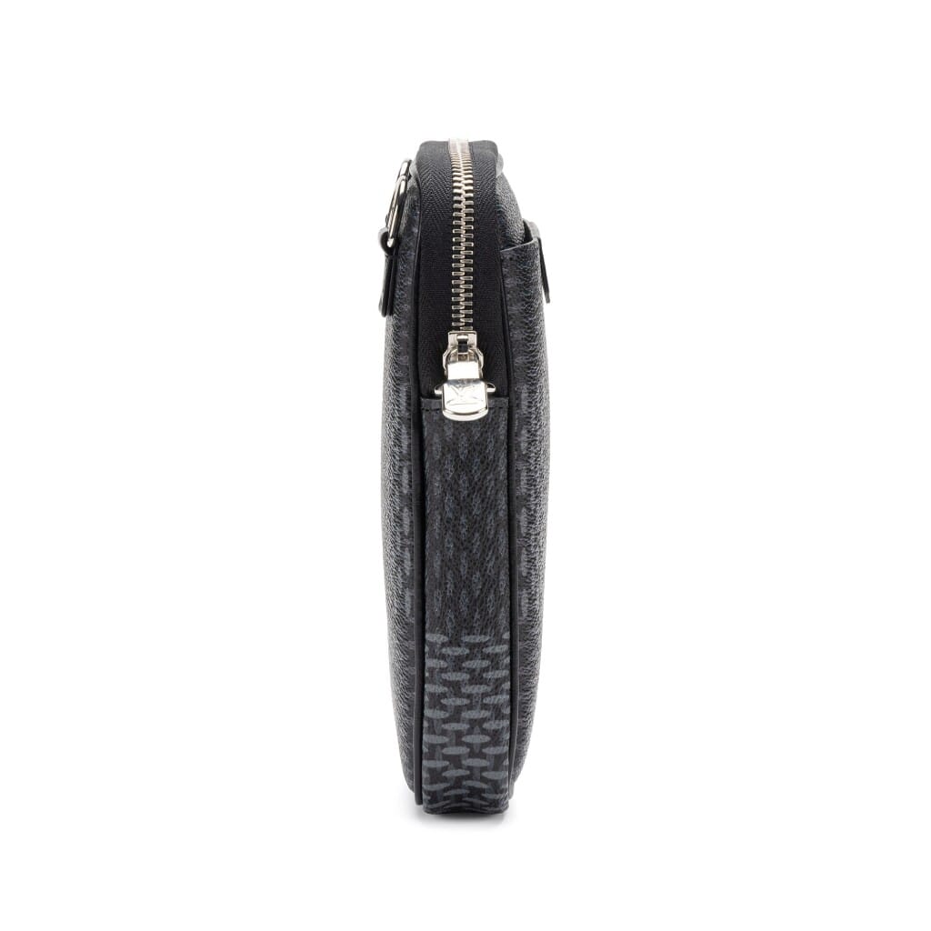 Graphite Damier 3D Modular Pouch Silver Hardware, 2020
