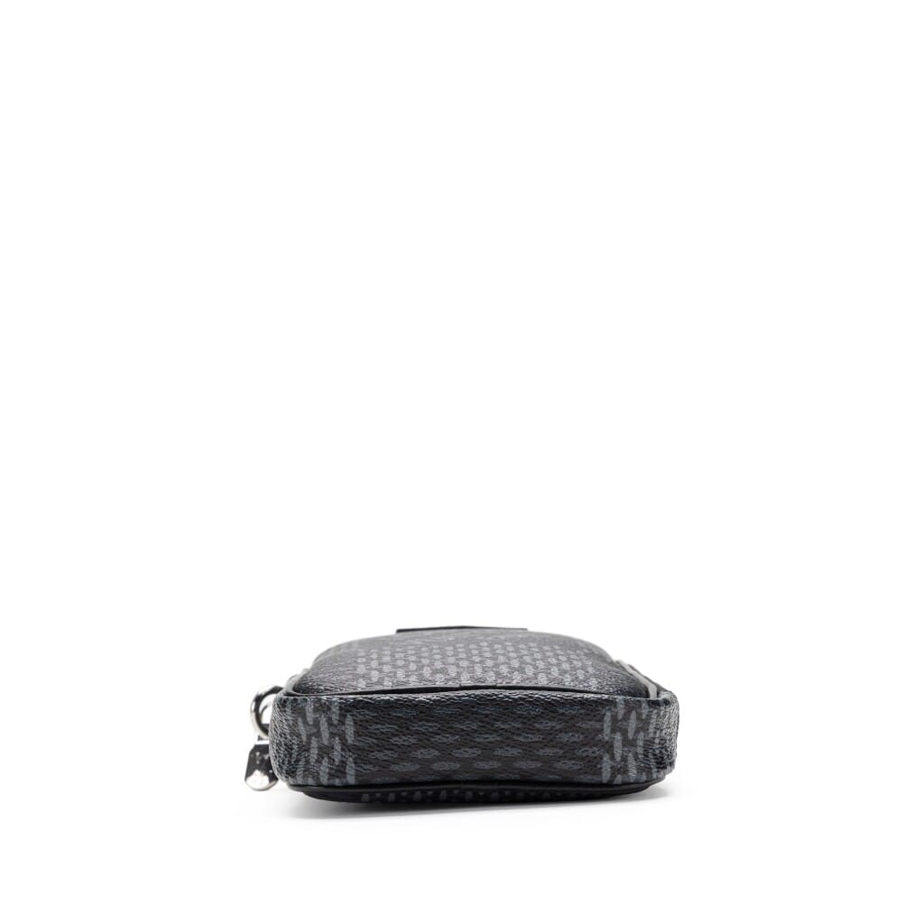 Graphite Damier 3D Modular Pouch Silver Hardware, 2020