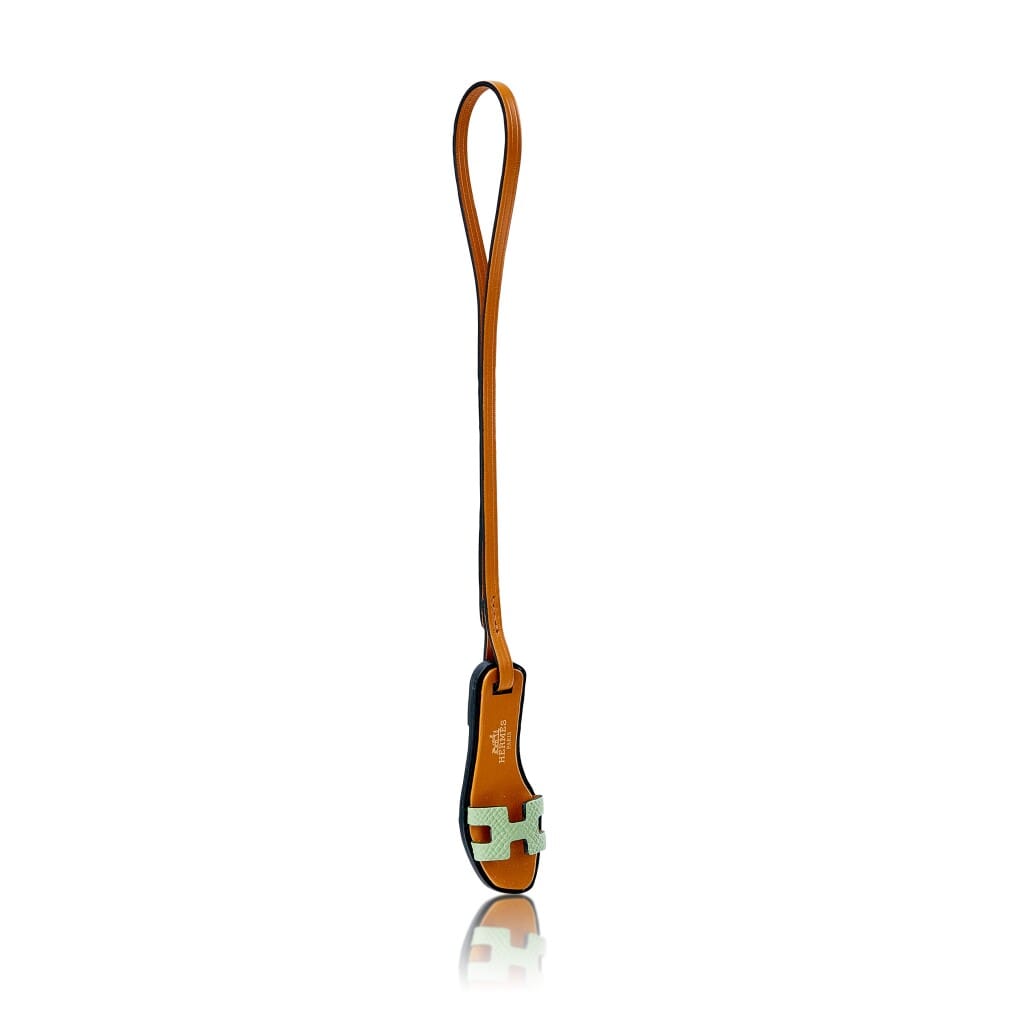 Black and Vert Criquet Epsom Oran Sandal Charms