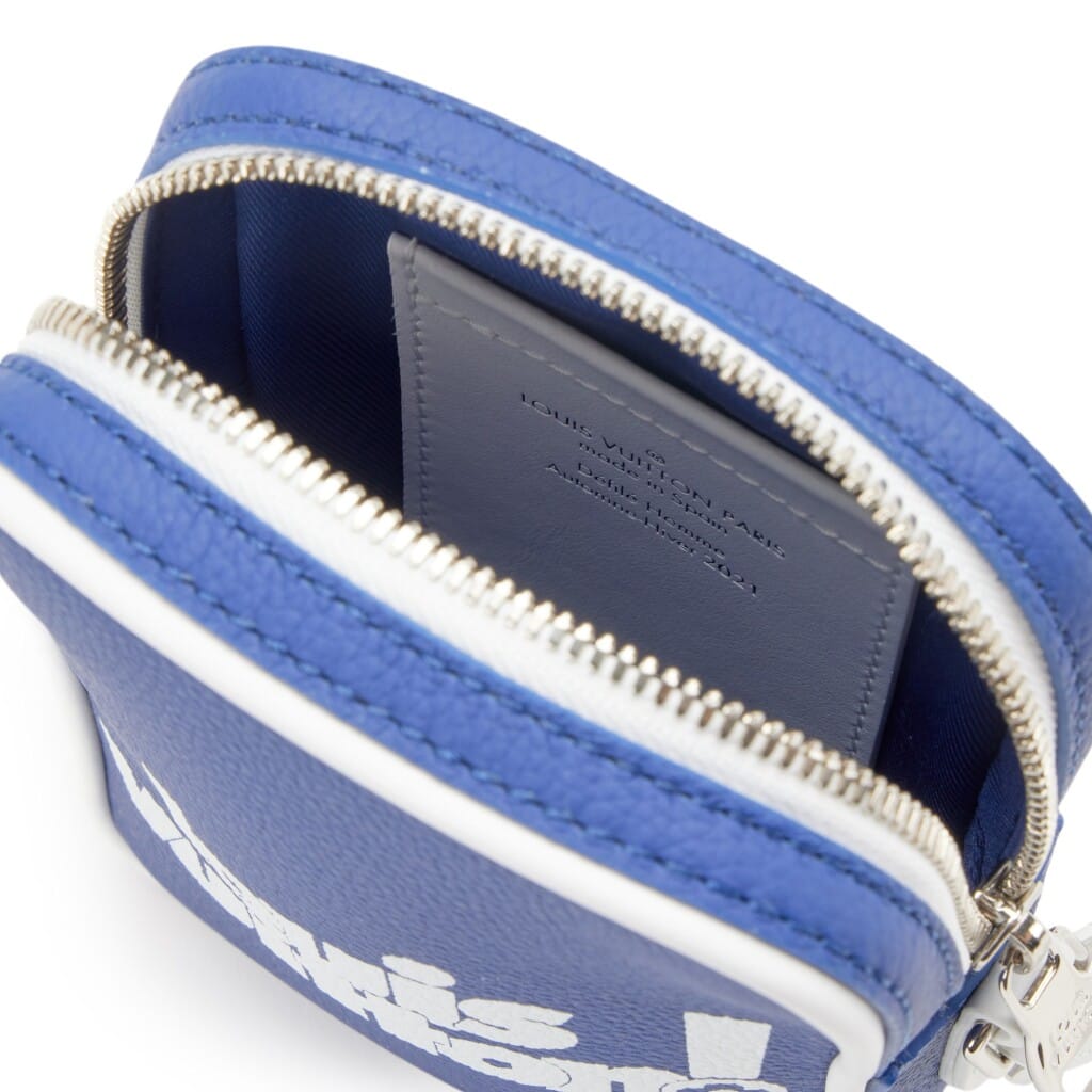 Virgil Abloh Blue Cowhide Everyday LV Danube PPM Silver Hardware, 2021