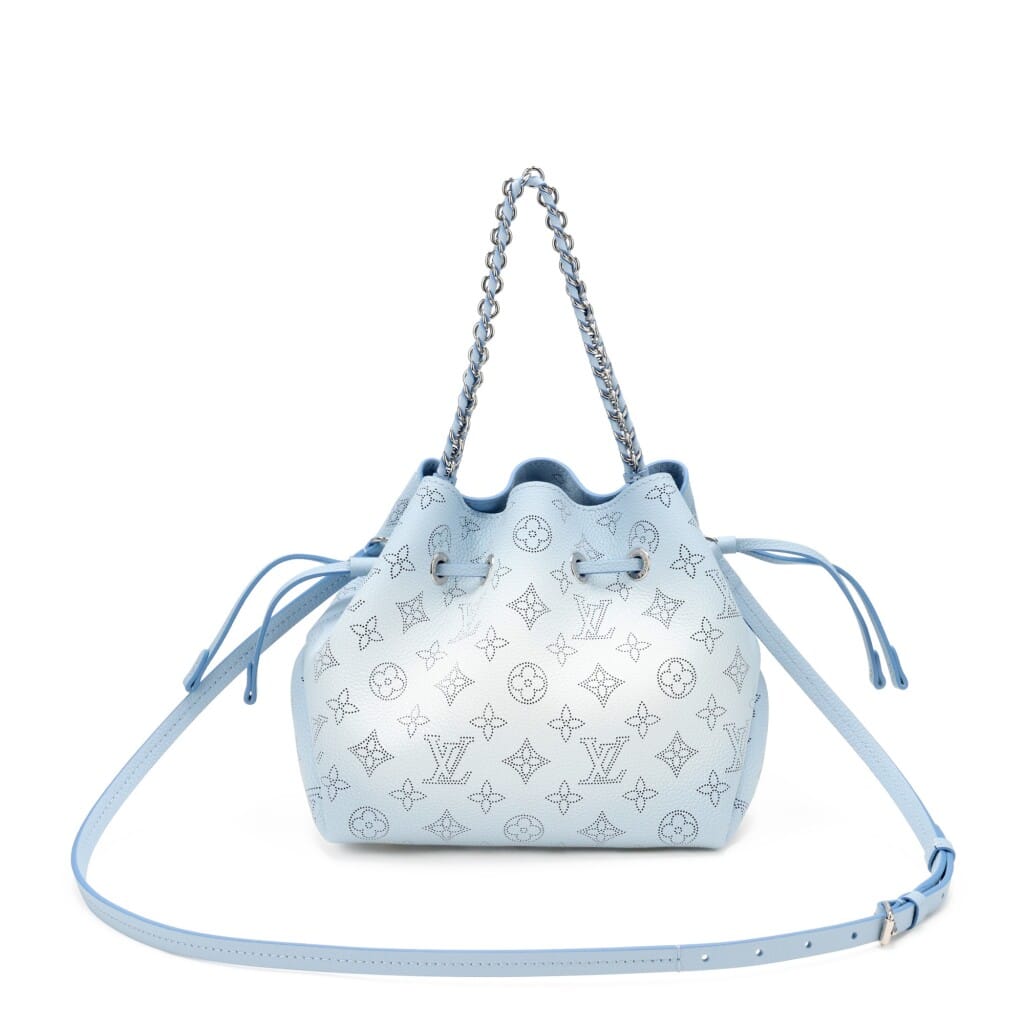 Blue Nuage Monogram Perforated Mahina Bella Silver Hardware, 2022