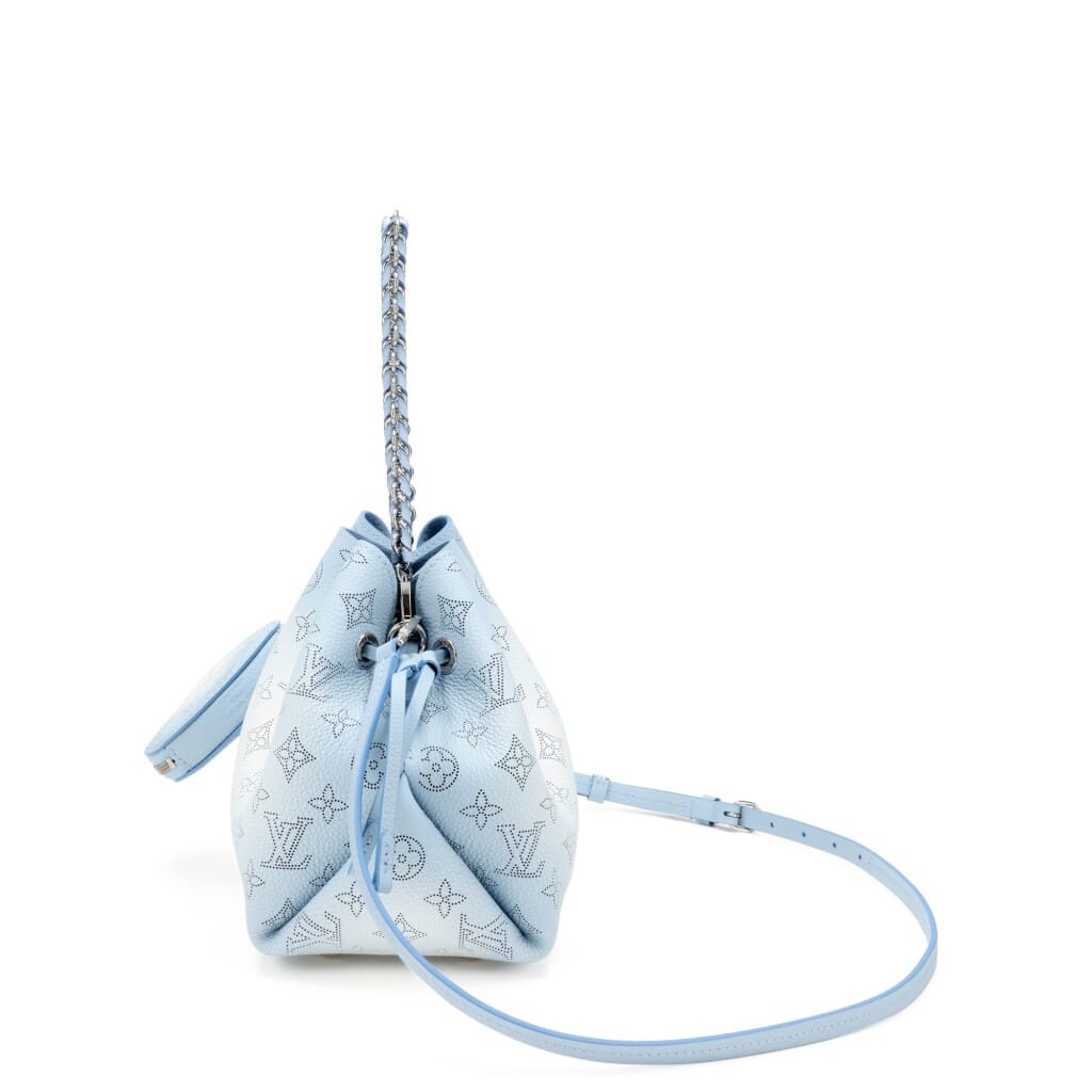 Blue Nuage Monogram Perforated Mahina Bella Silver Hardware, 2022