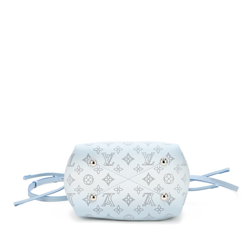 Blue Nuage Monogram Perforated Mahina Bella Silver Hardware, 2022
