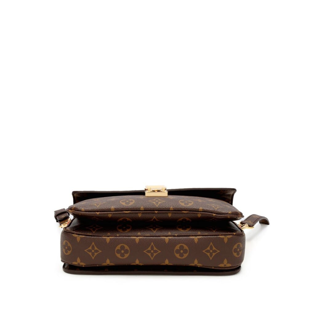 Ebene Monogram Coated Canvas Pochette Mètis Gold Hardware, 2021-2022