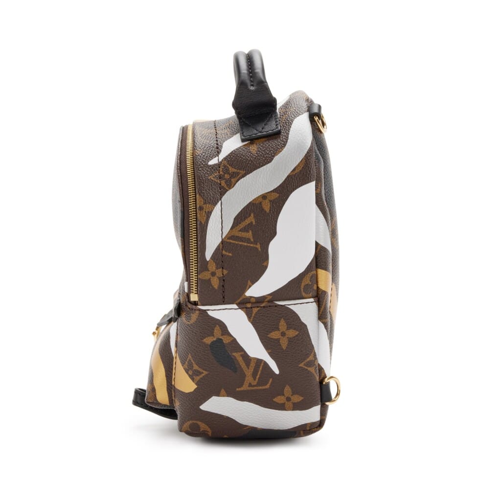 Multicolor Monogram Canvas League of Legends Mini Palm Springs Backpack Gold Hardware, 2019