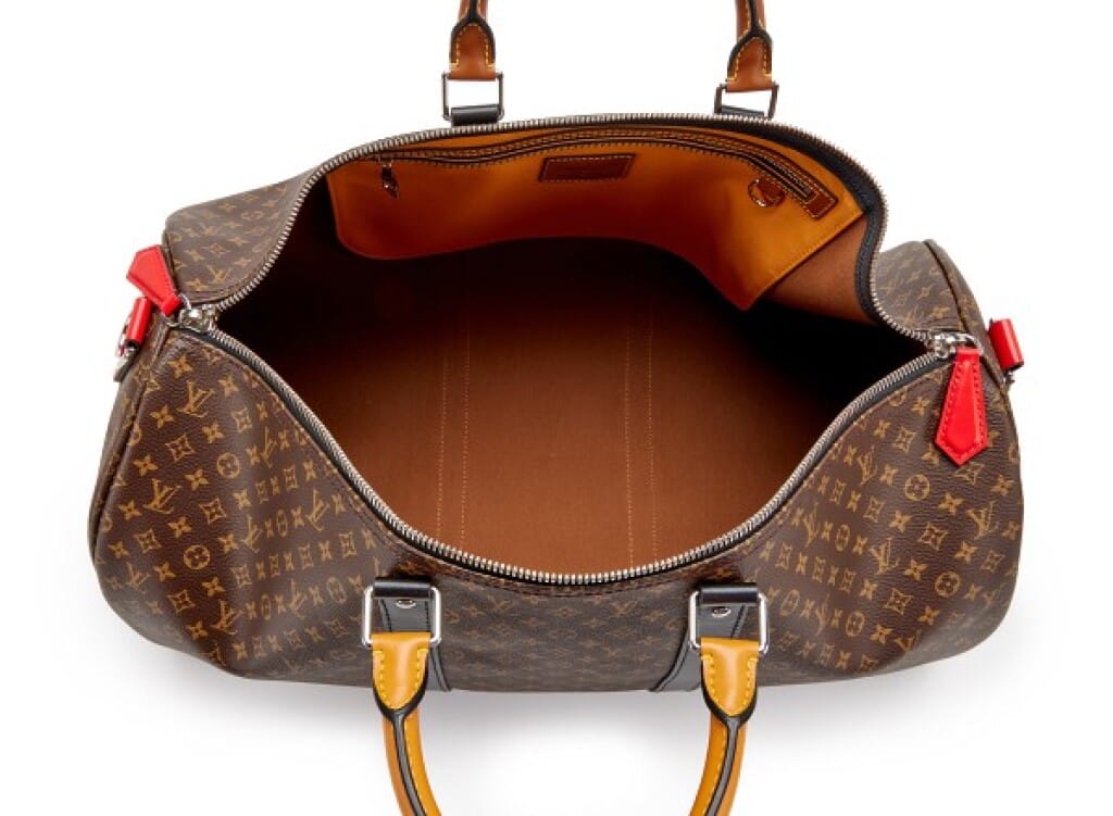 Virgil Abloh Mini Monogram Coated Canvas Patchwork Keepall Bandoulière 50 Silver Hardware, 2020