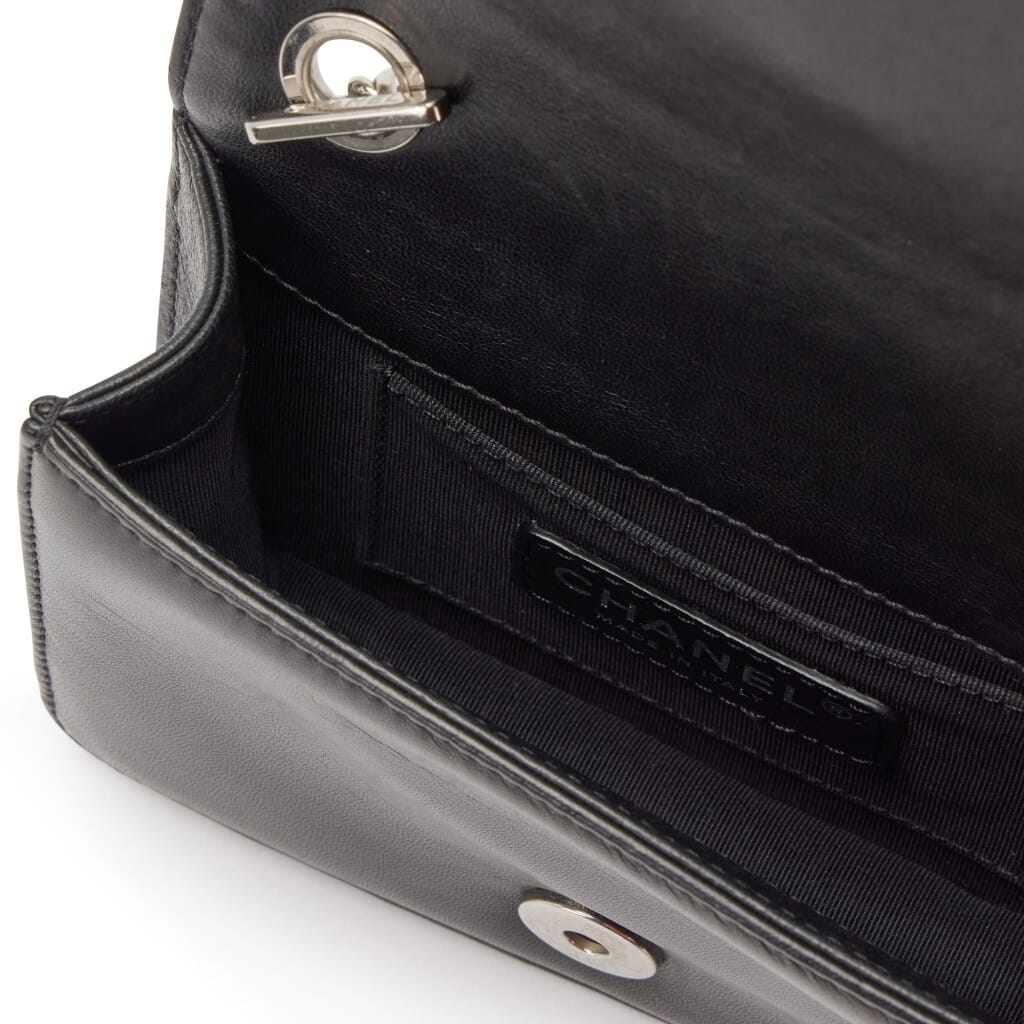 Pink and Black Plexiglass and Leather Boy Brick Flap Bag Silver Hardware, 2014