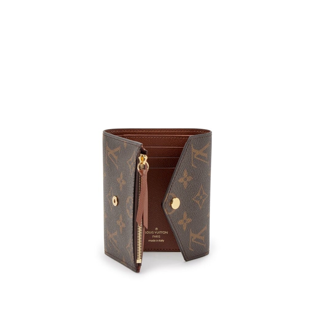 Brown Monogram Coated Canvas Victorine Wallet Gold Hardware, 2020
