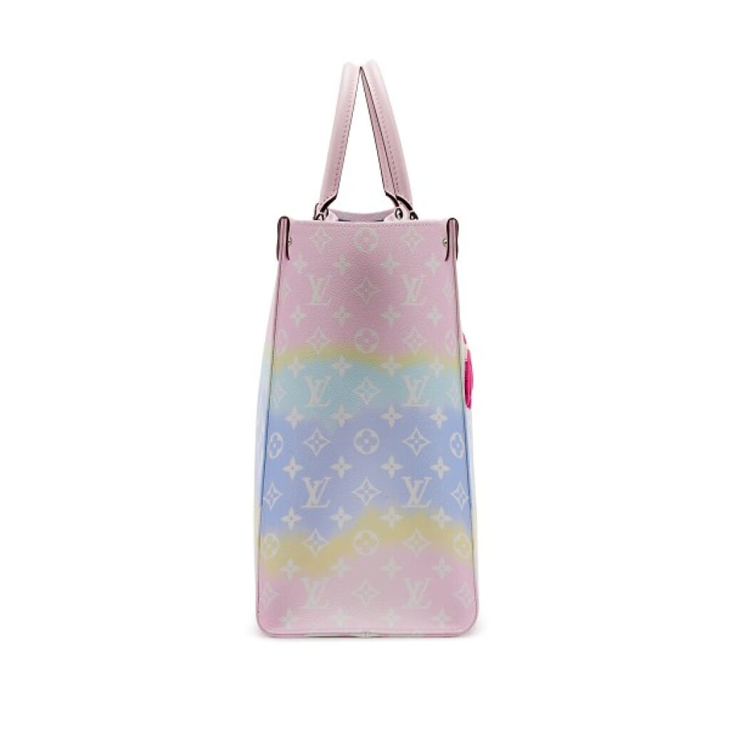 Multicolor Tie Dye Monogram Giant Canvas Palma de Mallorca Onthego GM Silver Hardware, 2020