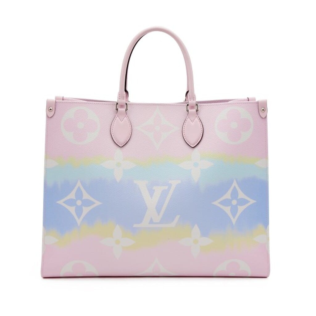 Multicolor Tie Dye Monogram Giant Canvas Palma de Mallorca Onthego GM Silver Hardware, 2020