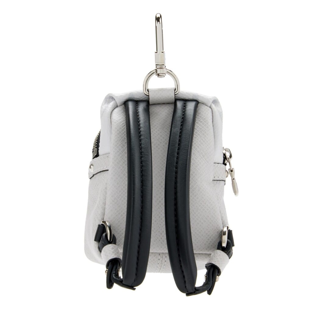 Antarctica Grey Taïga and Monogram Coated Canvas Discovery Backpack Charm Silver Hardware, 2020