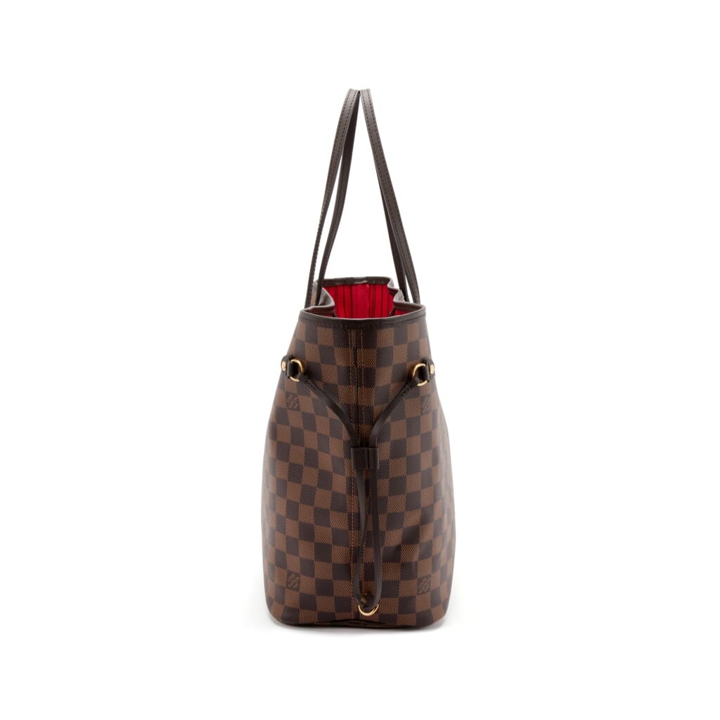 Brown Damier Ebene Coated Canvas Neverfull MM Gold Hardware, 2019