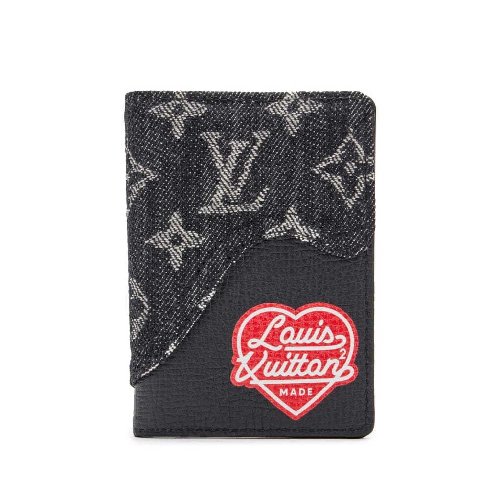 Virgil Abloh x NIGO Black Monogram Denim Drip and Taurillon Pocket Organizer, 2021