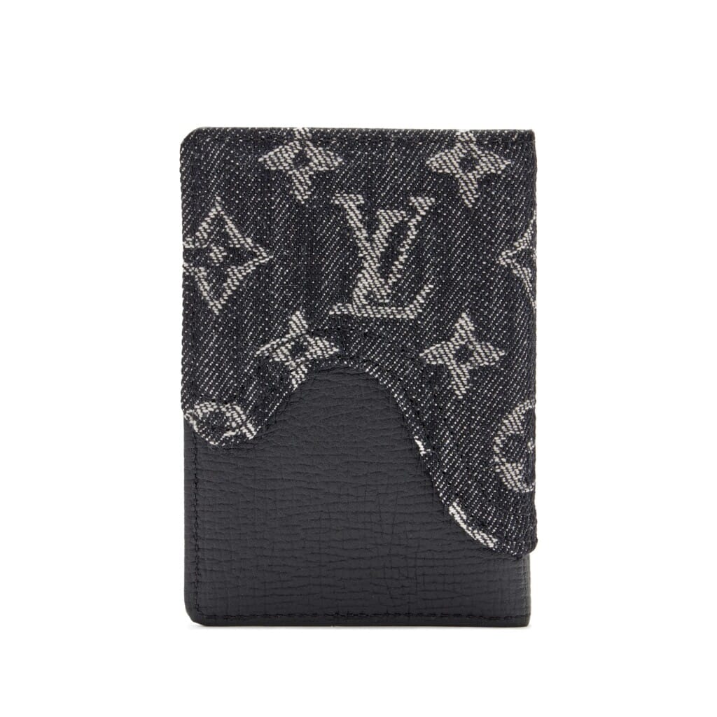 Virgil Abloh x NIGO Black Monogram Denim Drip and Taurillon Pocket Organizer, 2021