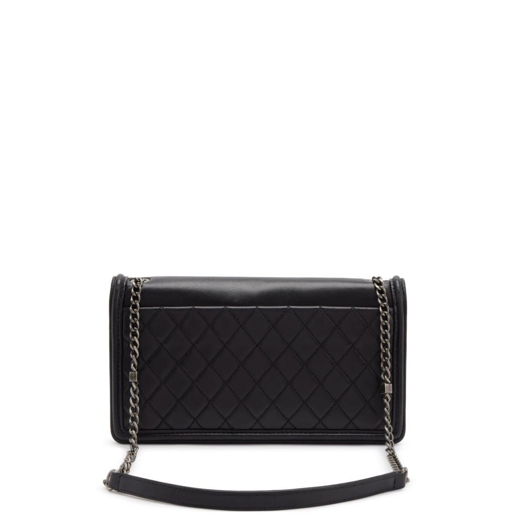 Black Quilted Lambskin and Plexiglass Lego Brick Ruthenium Hardware, 2013-2014