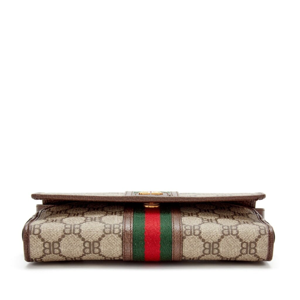 Beige Monogram Coated Canvas Hacker Mini Bag Gold Hardware, 2021