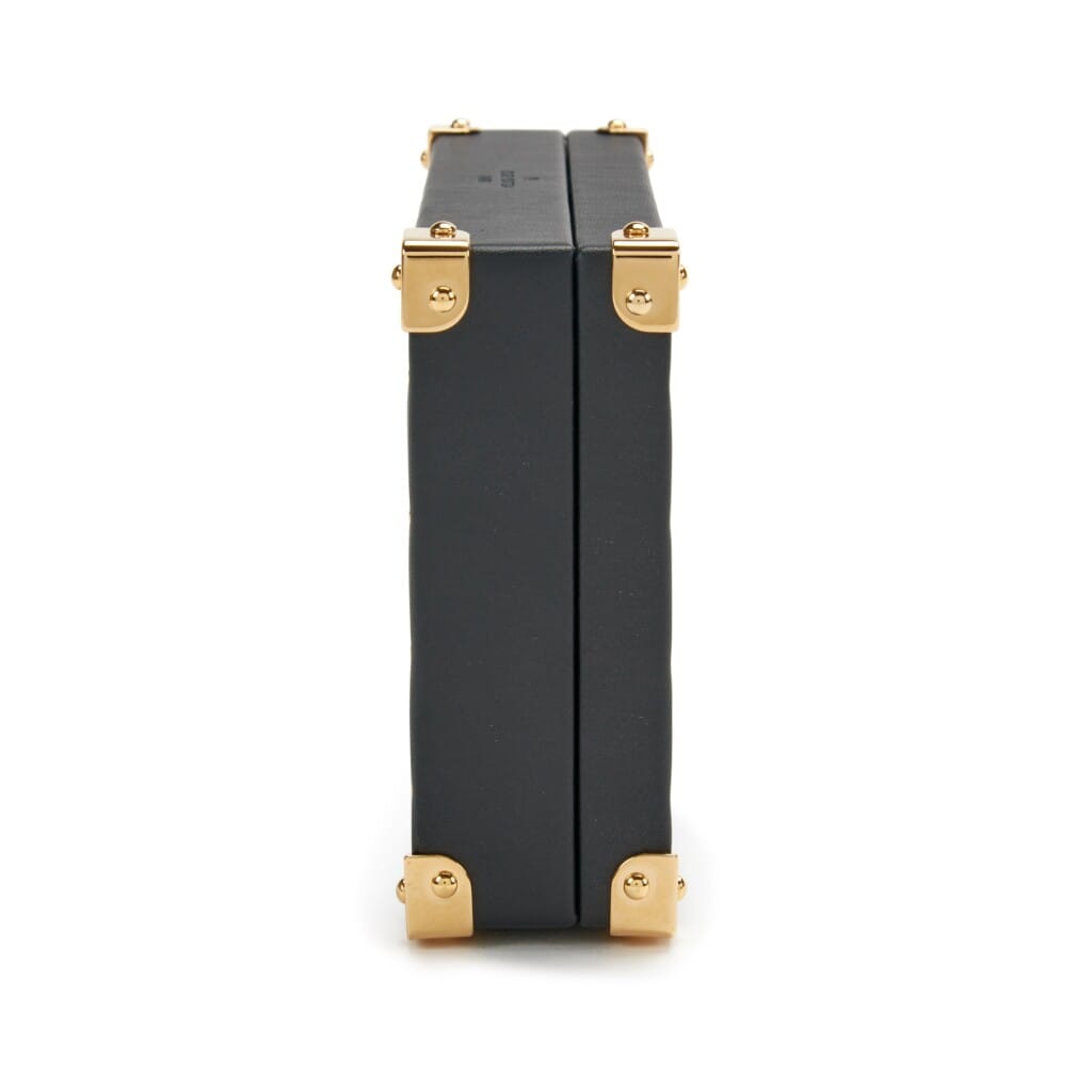 Brown Monogram Coated Canvas Jewelry Box Gold Hardware, 2021