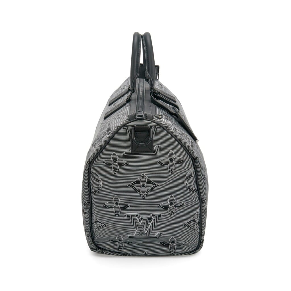 Virgil Abloh Multicolor Monogram 3D Nylon 2054 Reversible Keepall Bandoulière 50, 2019
