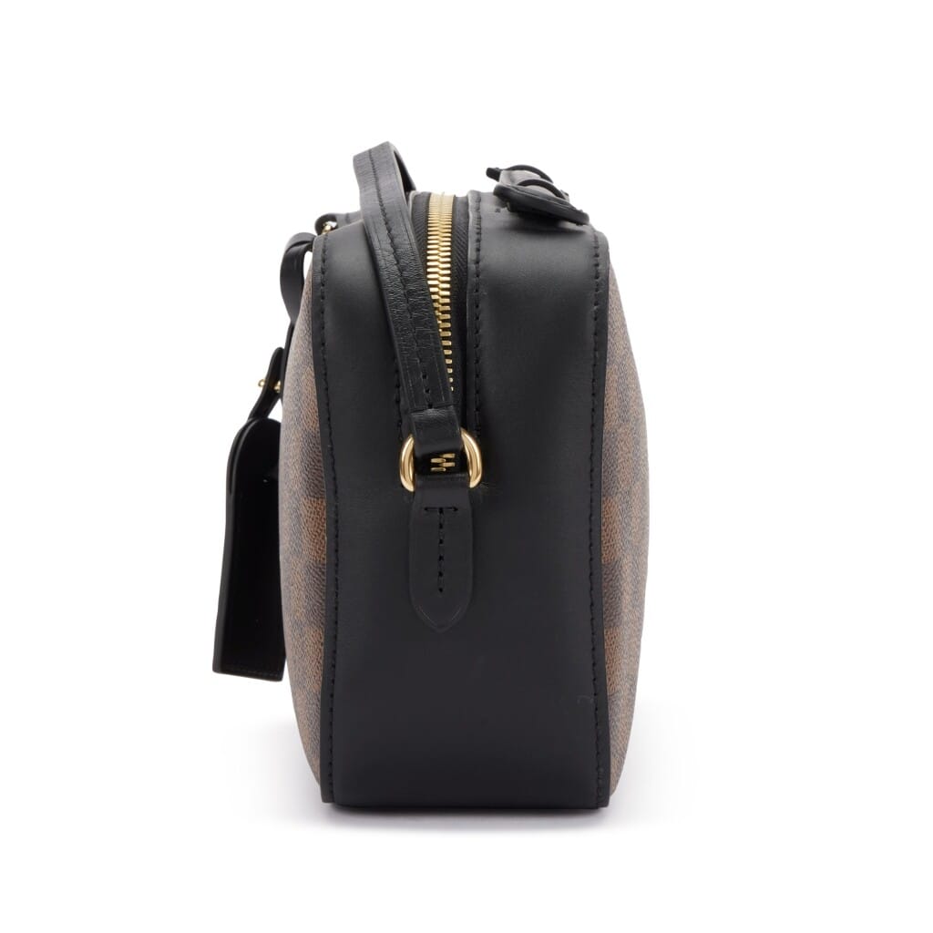 Brown Damier Ebene Coated Canvas Santa Monica Camera Bag Gold Hardware, 2019